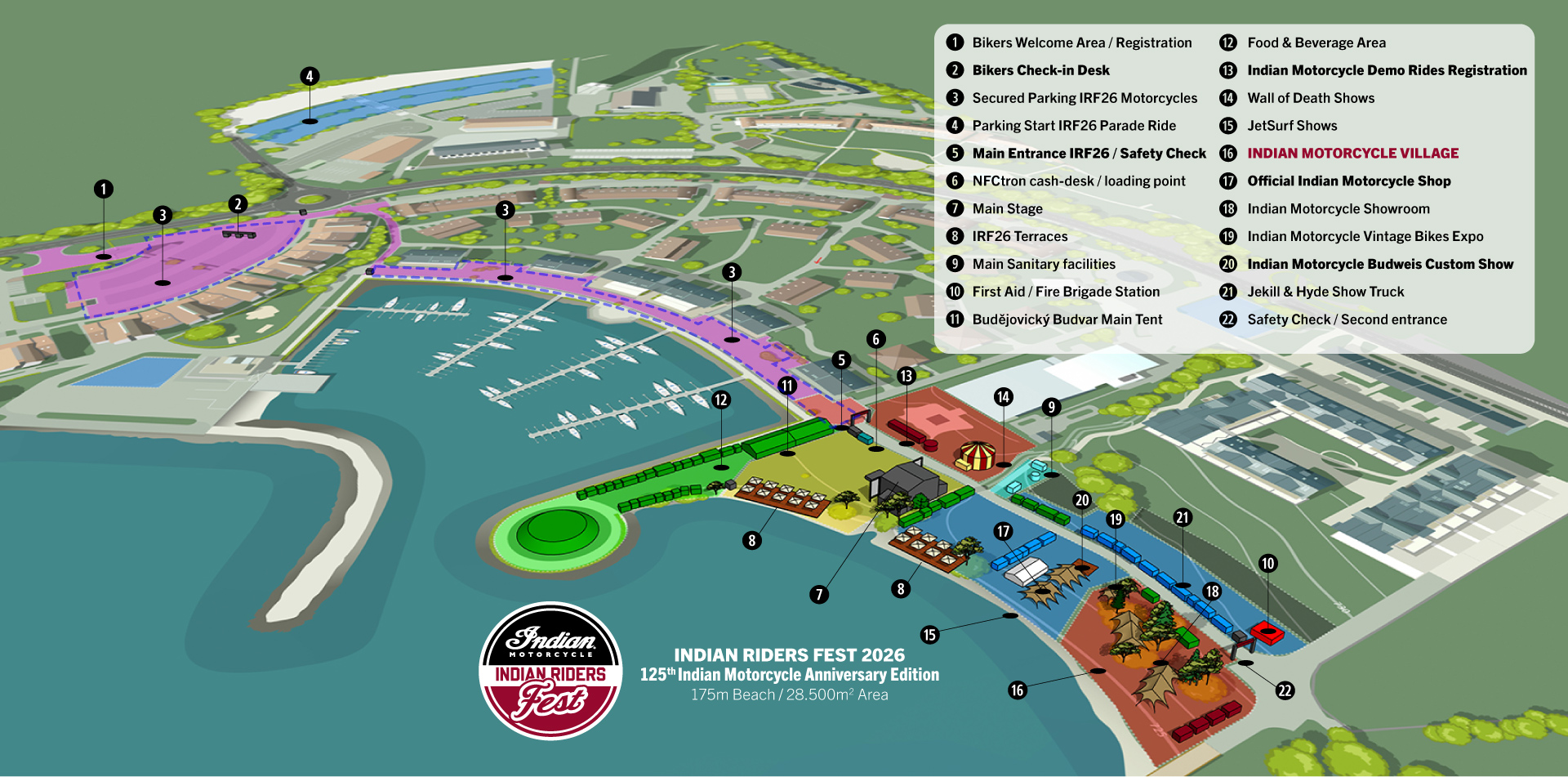 Indian Riders Fest 2025 Besucherplan