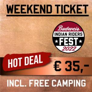 Weekend Ticket incl. free camping | Indian Riders Fest 2022