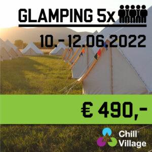 Glamping 5 persons bell tent | Indian Riders Fest 2022