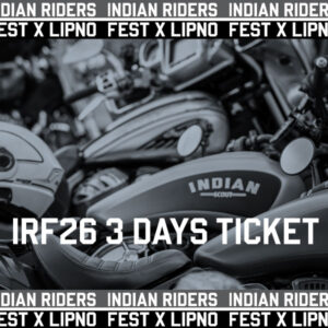Indian Riders Fest 2026 3-Day Ticket
