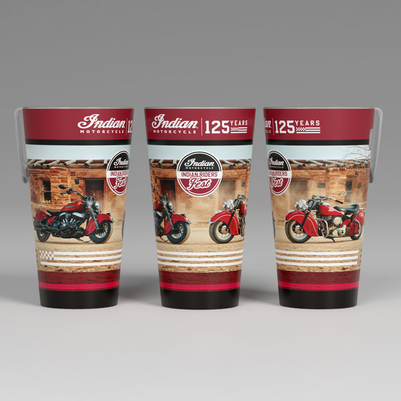 IRF26 × Indian Motorcycle® 125e Anniversaire Tasse NickNack — Édition Commémorative 0,5 L – Image 2
