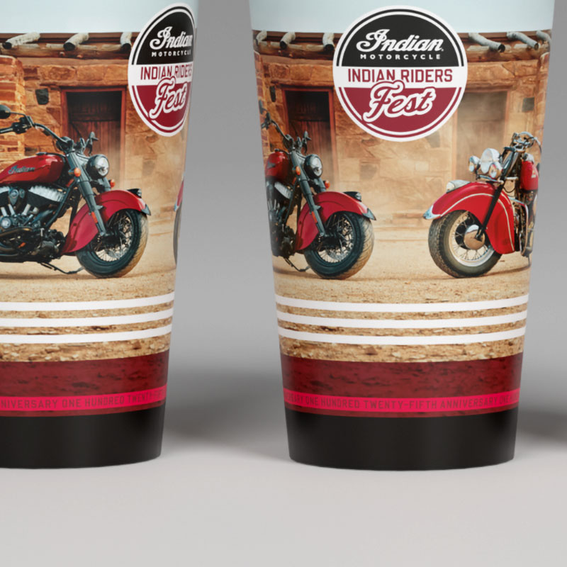 IRF26 × Indian Motorcycle® 125e Anniversaire Tasse NickNack — Édition Commémorative 0,5 L – Image 3