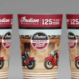 IRF26 × Indian Motorcycle® 125th Anniversary NickNack Cup — 0.5L Commemorative Edition