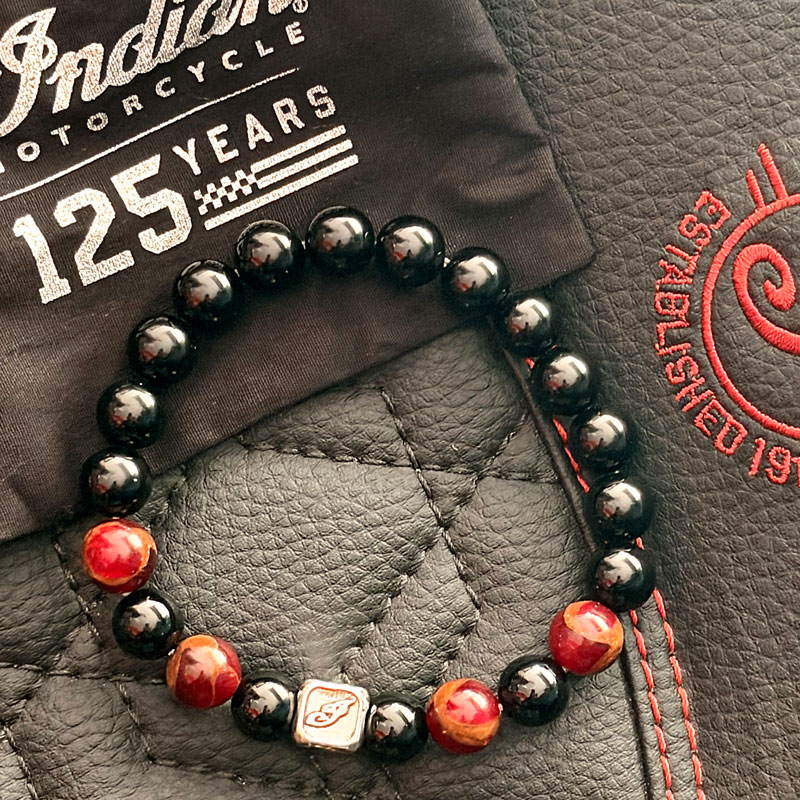 Indian Motorcycle 125th Anniversary Armband – Herren (10 mm)